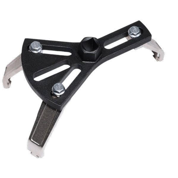 3 Jaw Wrench Adjustable Car Oil Fuel Pump Lid Tank Cap Remover Spanner Tool Kit